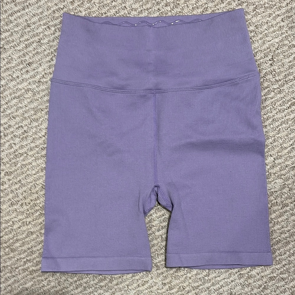 Spiritual Gangster Purple Bike Shorts nwot